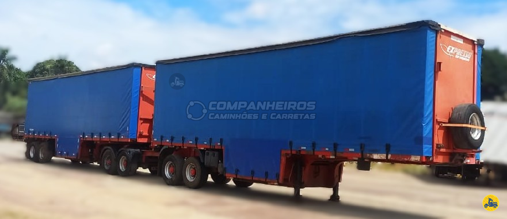 CARRETA RODOTREM BAU SIDER Companheiros Caminhões RONDONOPOLIS MATO GROSSO MT